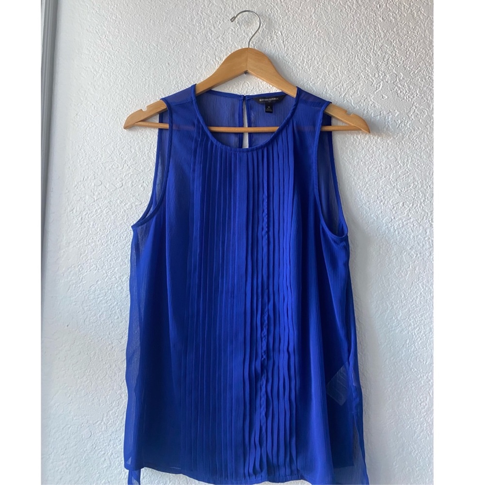 Royal Blue Banana Republic Top